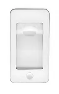 Лупа Kromatech карманная «Смартфон» 5/16x, 75х43 мм, с подсветкой (4 LED), белая G-188