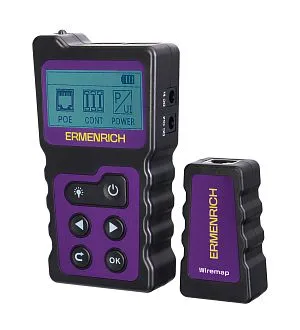 Кабельный PoE-тестер Ermenrich NetGeeks NP25, изображение 1