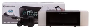 Радио с будильником и термометром Bresser MyTime Sunrise Bluetooth, черное, изображение 3