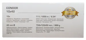 Бинокль Bresser Condor UR 10x42, изображение 15