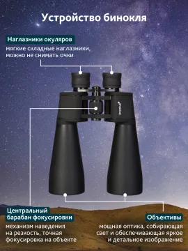 Бинокль Levenhuk Bruno BASE 15x70, изображение 18