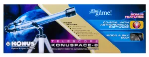 Телескоп Konus Konuspace-6 60/800 AZ, изображение 13