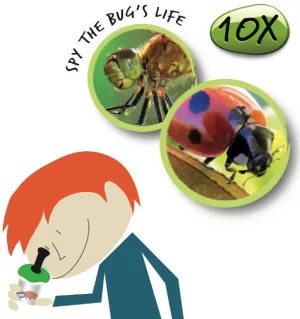 Банка для насекомых Navir «Обзор 360» с микроскопом 10x и пинцетом, матовая, изображение 3