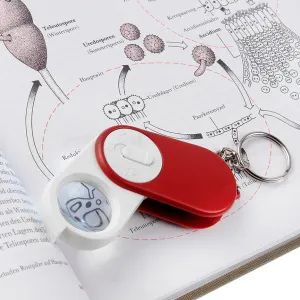 Лупа-брелок Veber 10х, 25 мм, с подсветкой (1062), изображение 4