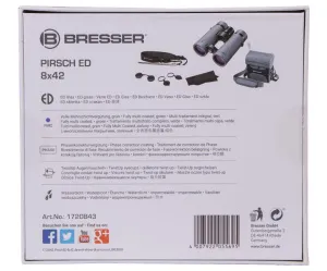 Бинокль Bresser Pirsch ED 8x42, изображение 10