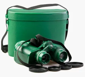 Бинокль детский Navir «Полевой» 3x, зеленый, с футляром, изображение 2