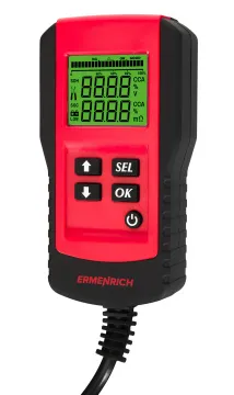 Тестер аккумуляторный Ermenrich Zing AL45, красный, изображение 2