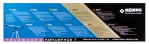 Телескоп Konus Konuspace-7 60/900 EQ, изображение 14