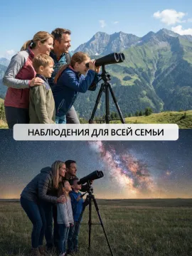 Набор: бинокль Levenhuk Bruno BASE 20x80 со штативом, изображение 20