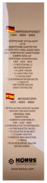 Микроскоп Konus Konustudy-4 900x, изображение 16