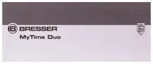 Часы настольные Bresser MyTime Duo LCD, белые, изображение 13