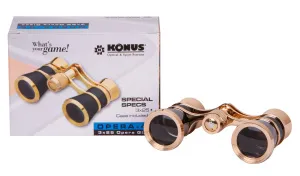 Театральный бинокль Konus 3x25 Black, изображение 12