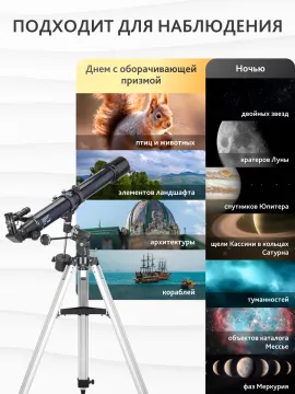 Телескоп Levenhuk New Skyline PLUS 90/900 AZ3, изображение 15