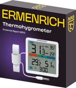 Термогигрометр Ermenrich Report WR10, изображение 2