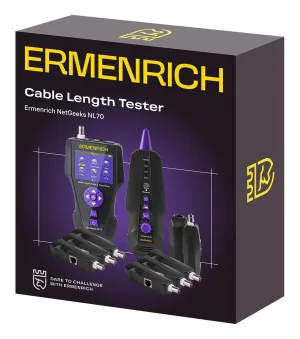 Измеритель длины кабеля Ermenrich NetGeeks NL70, изображение 2