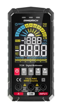 Цифровой мультиметр Ermenrich Zing TC26, изображение 4