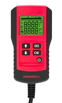Тестер аккумуляторный Ermenrich Zing AL45, красный, изображение 3