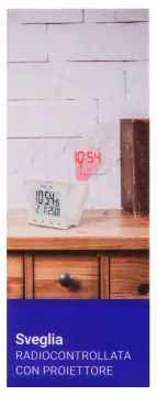 Часы цифровые Explore Scientific с проектором и термометром, белые, изображение 17