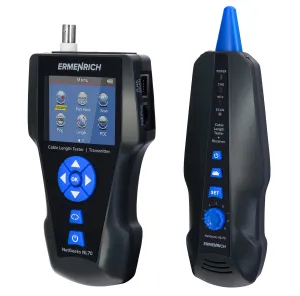 Измеритель длины кабеля Ermenrich NetGeeks NL80, черный, изображение 4